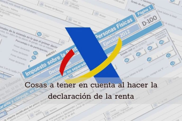 declaracion renta consejos