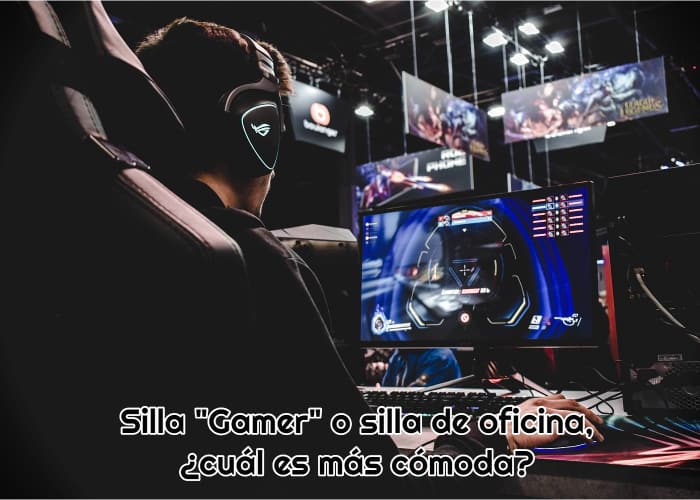 Silla «Gamer» o silla de oficina, ¿cuál es más cómoda?
