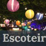 jardin con luces