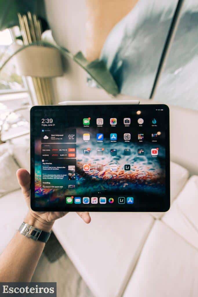black iPad